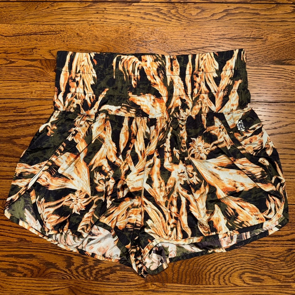 FP Movement by Free People Tropical Print Athletic Shorts